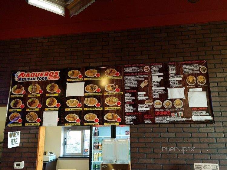 Vaqueros Mexican Food - San Antonio, TX menu_pic