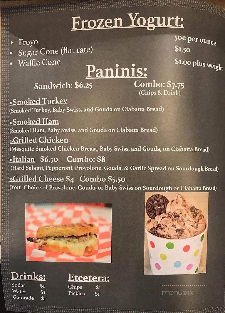 RBV's Downtown Freeze - Alice, TX menu_pic
