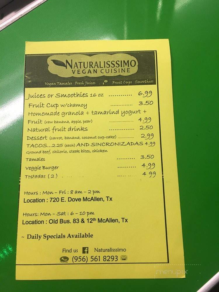 /30419481/Naturalissimo-Vegan-Cuisine-Dove-McAllen-TX - Dove McAllen, TX
