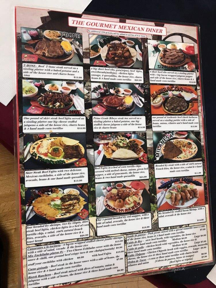 Los Arados Restaurant - McAllen, TX menu_pic