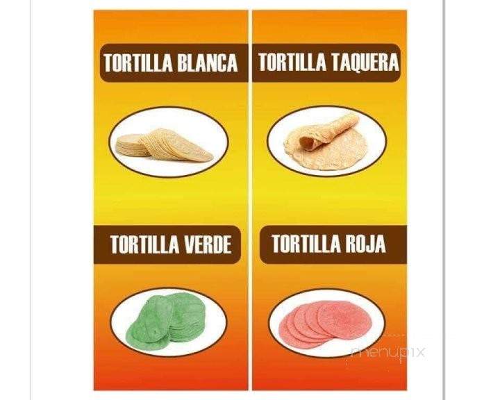 El Disco De Oro Tortilleria - Brownsville, TX menu_pic