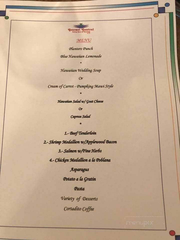 Gourmet Central By Cel - Brownsville, TX menu_pic