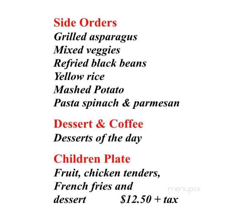 Gourmet Central By Cel - Brownsville, TX menu_pic