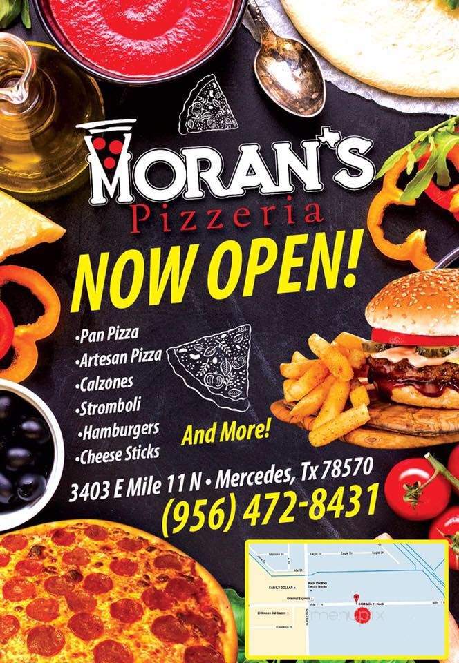 Moran's Pizzeria - Mercedes, TX menu_pic