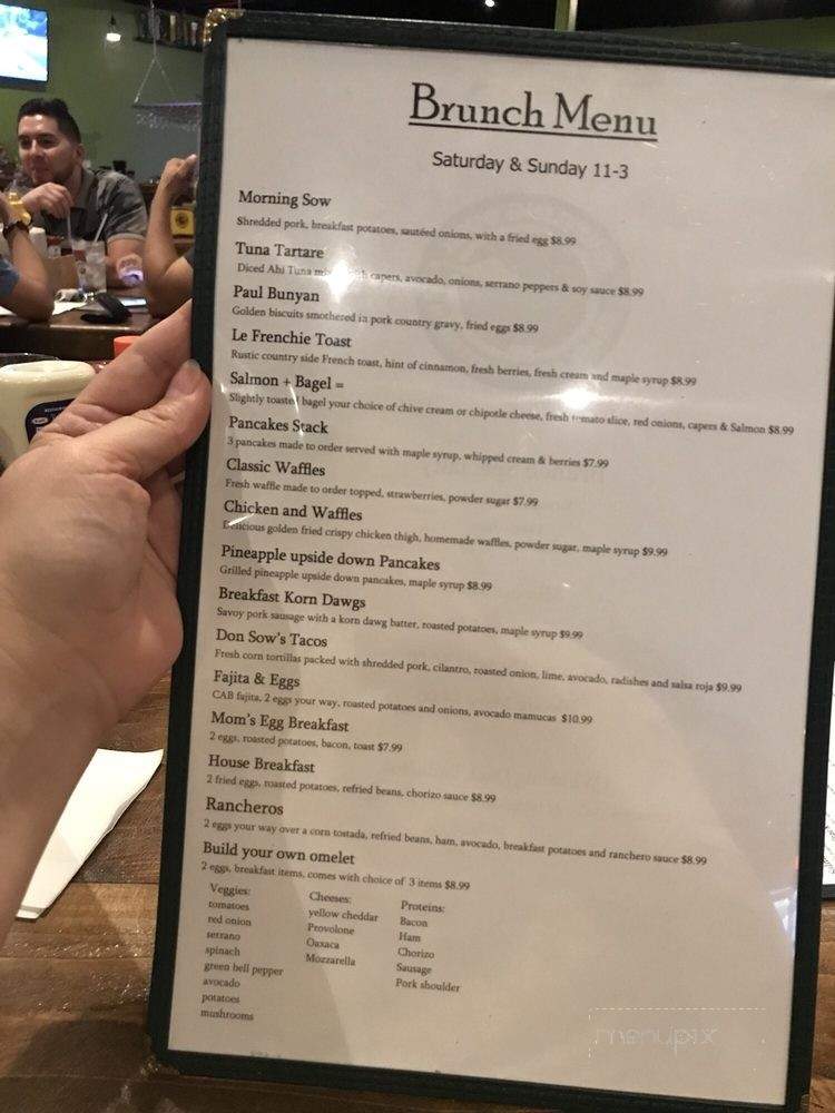 Whistling Duck - Mission, TX menu_pic