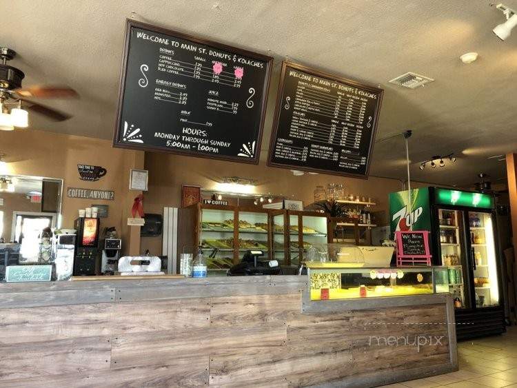 Main St. Donuts & Kolaches - Blanco, TX menu_pic