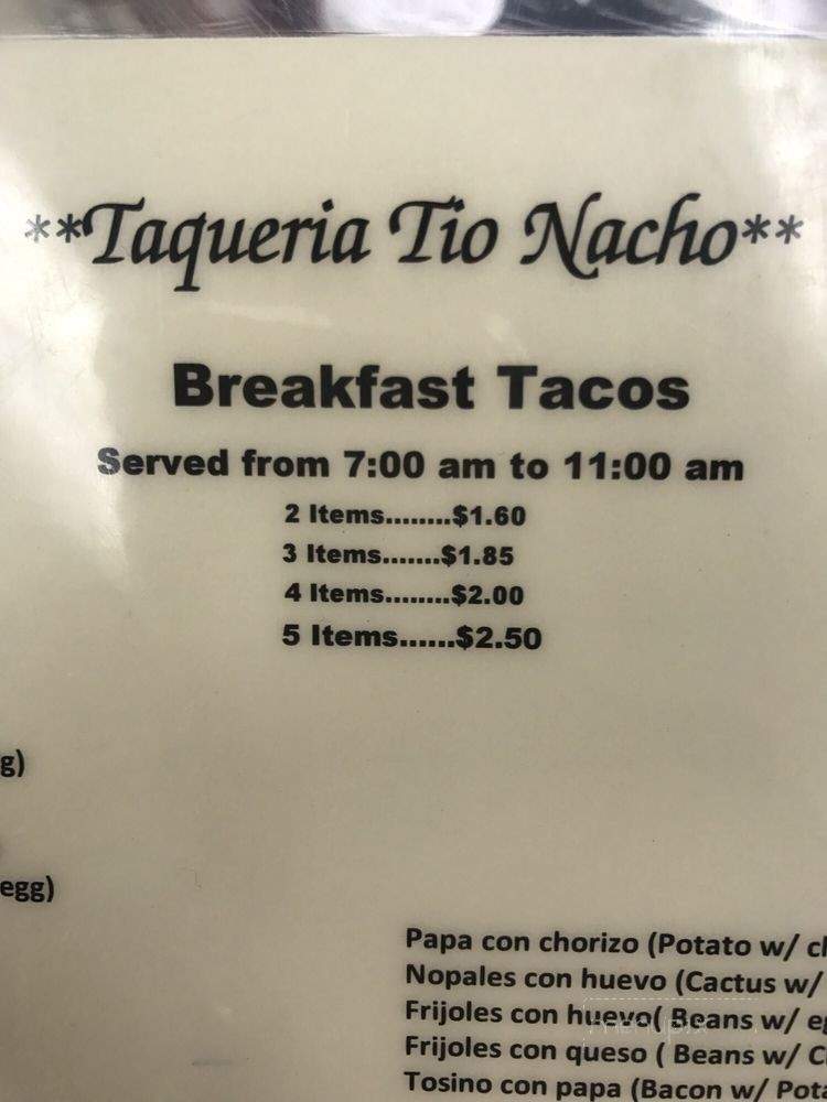 /31230159/Taqueria-Tio-Nacho-Georgetown-TX - Georgetown, TX