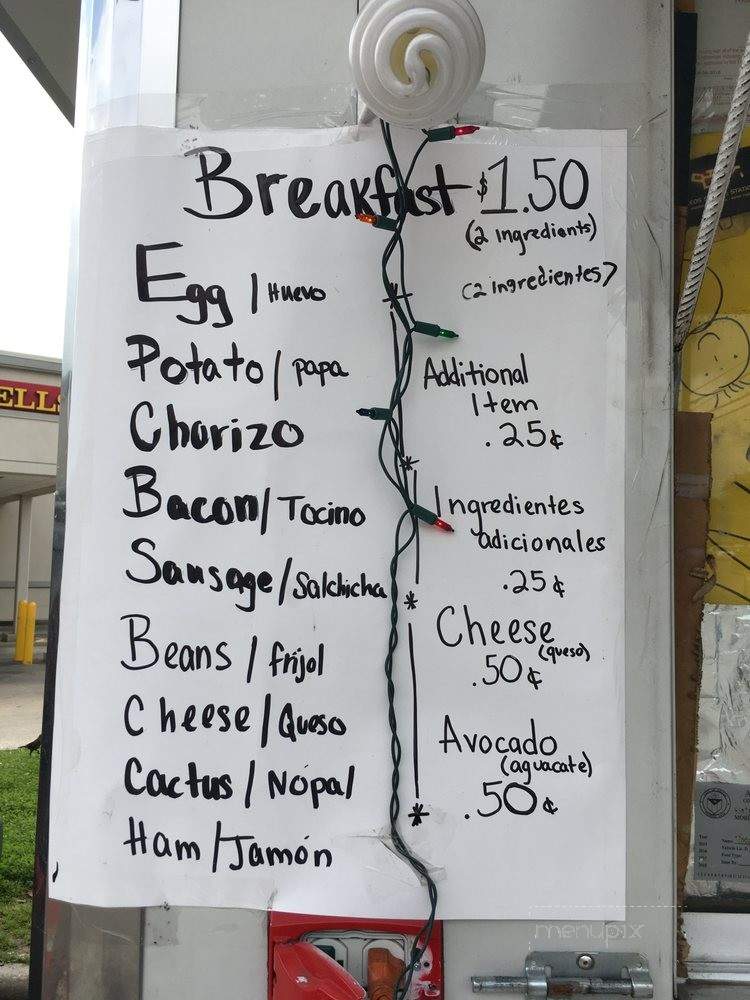 Taqueria el Torito - Austin, TX menu_pic