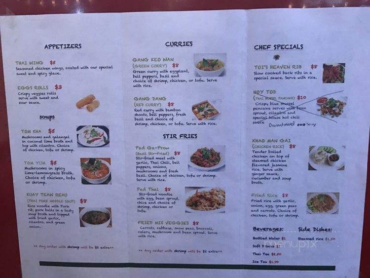 Thai-Licious - Austin, TX menu_pic