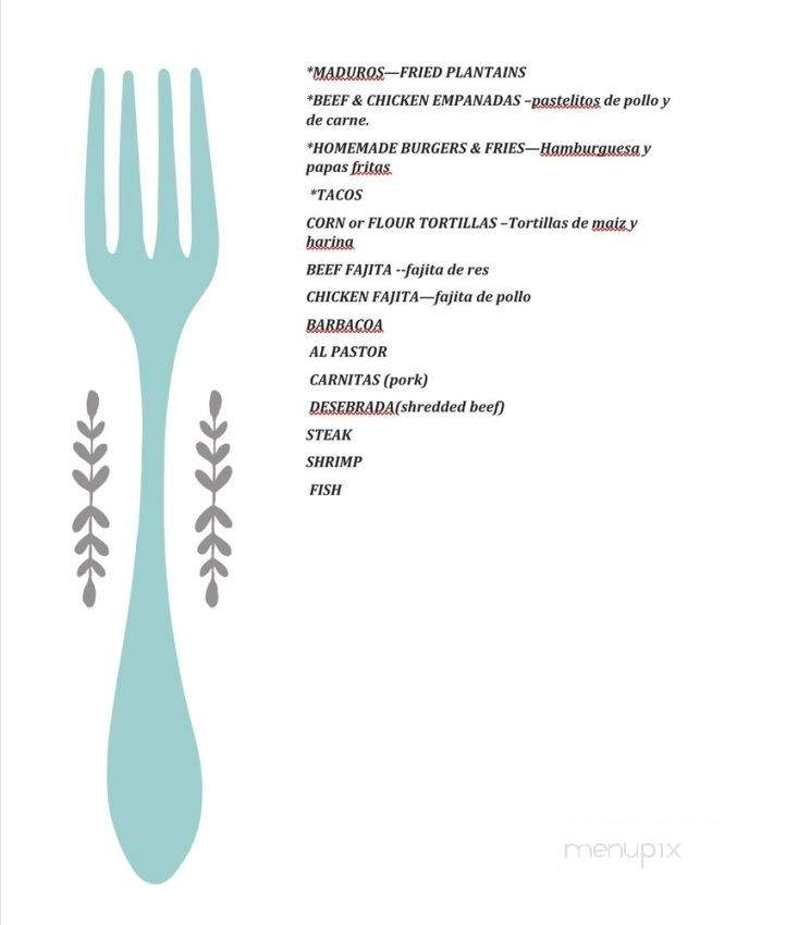 The Originals SalvaTex Cuisine - Austin, TX menu_pic
