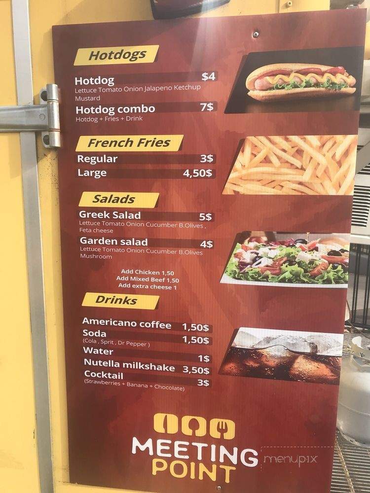 Meeting Point - Austin, TX menu_pic