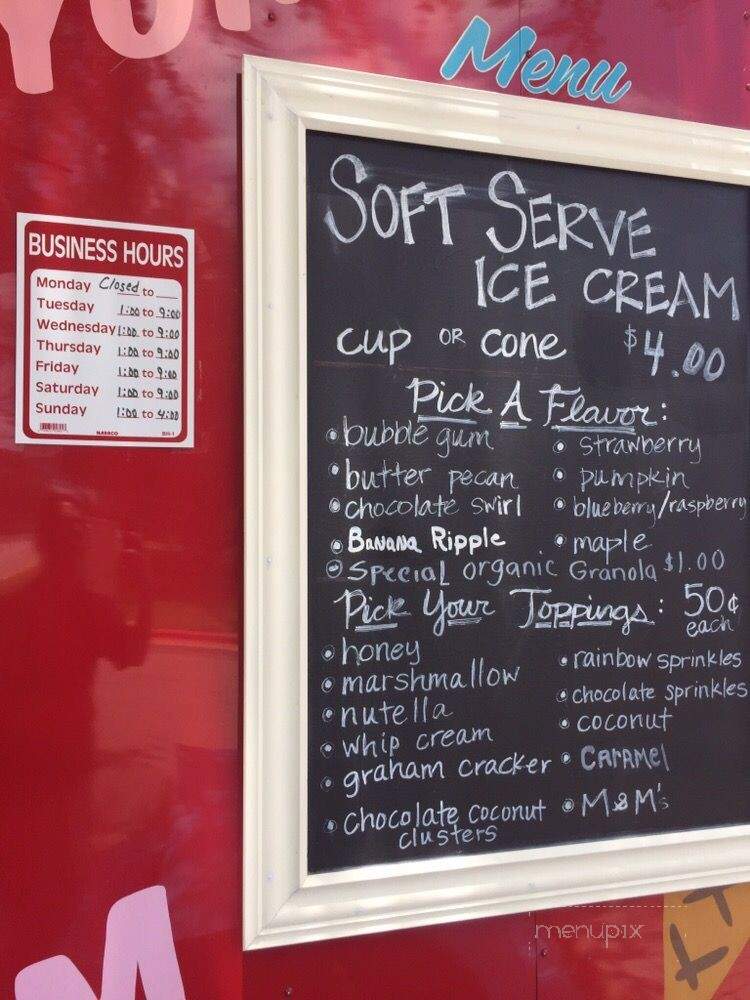 Connor's Creamery - Austin, TX menu_pic