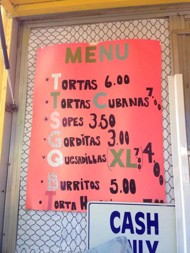 Las Tocallitas - Austin, TX menu_pic