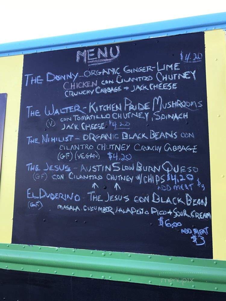 Lotus Joint - Austin, TX menu_pic