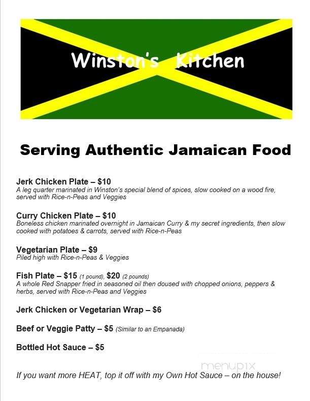 Winston's Kitchen - Austin, TX menu_pic