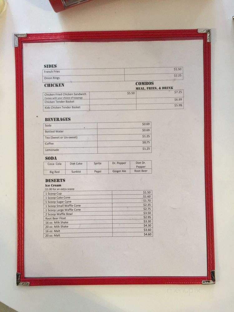 Cornerstore - Camp Wood, TX menu_pic