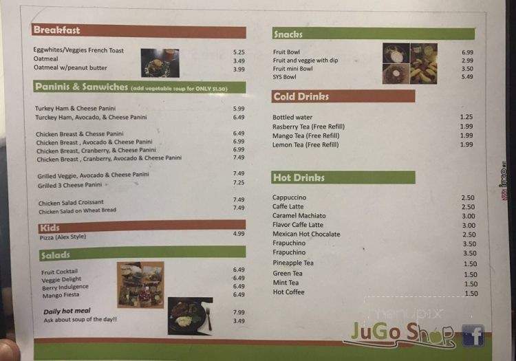 JuGo Shop - Eagle Pass, TX menu_pic