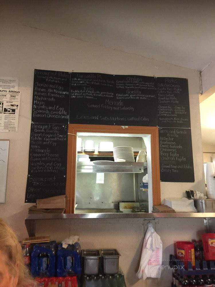 Taqueria Sergios - La Grange, TX menu_pic
