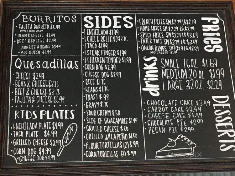 Grub Shack - Seminole, TX menu_pic