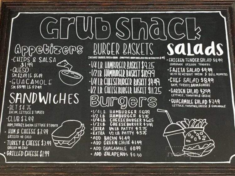 Grub Shack - Seminole, TX menu_pic