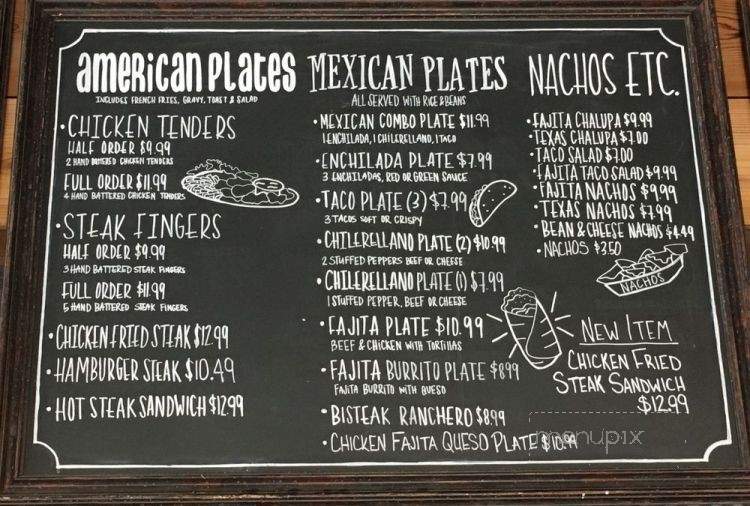 Grub Shack - Seminole, TX menu_pic