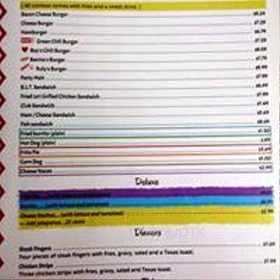Ruly Bee's - Sudan, TX menu_pic
