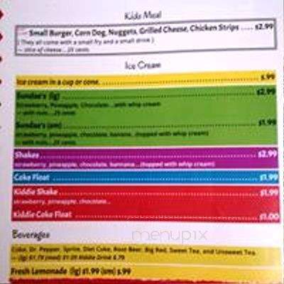 Ruly Bee's - Sudan, TX menu_pic