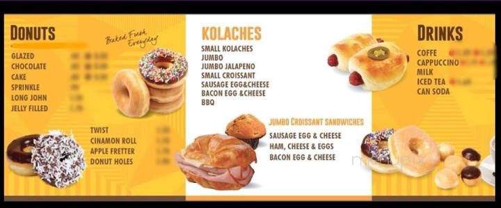 Best Donut - Lubbock, TX menu_pic