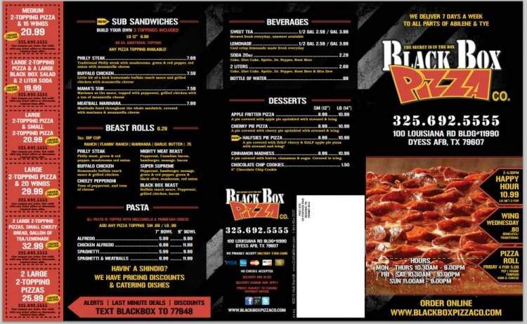 /30667487/Black-Box-Pizza-Abilene-TX - Abilene, TX