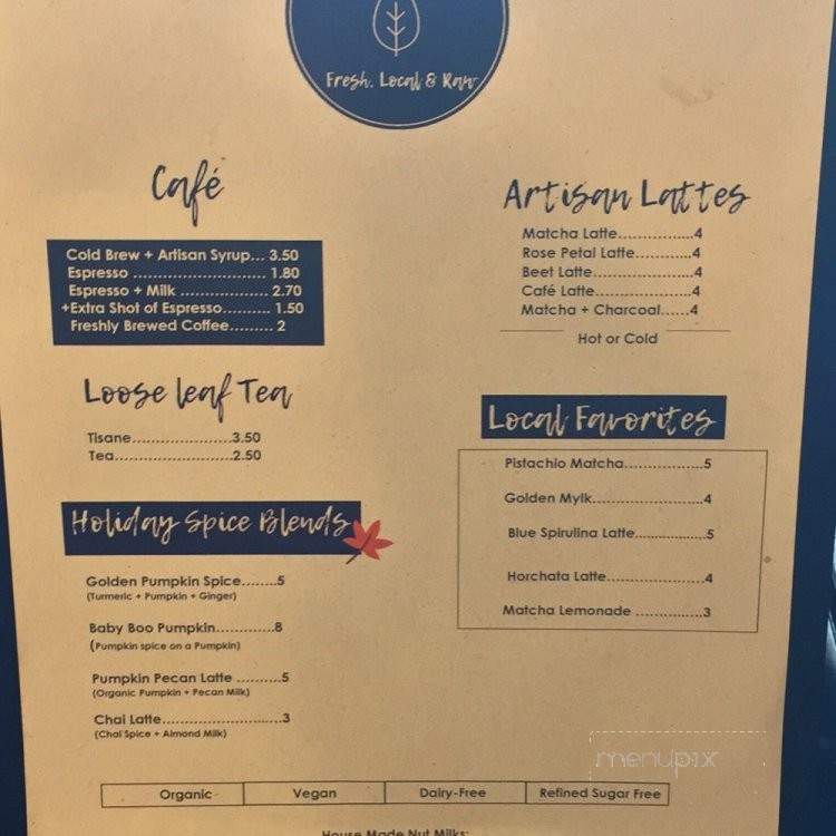 Craft Cafe - El Paso, TX menu_pic