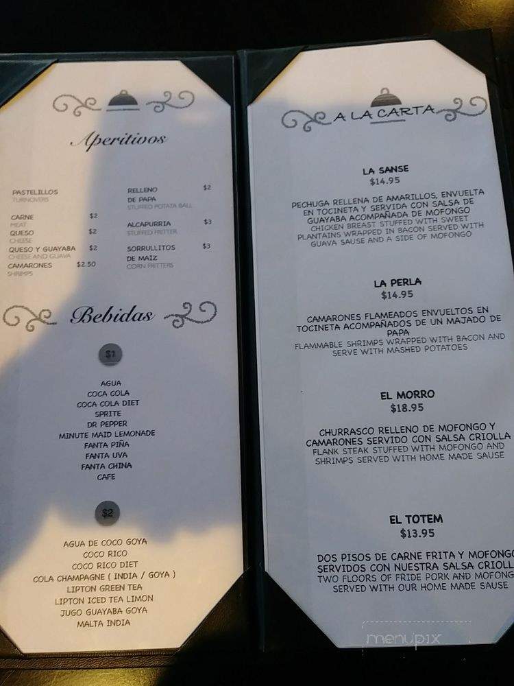 Sabor Boricua - El Paso, TX menu_pic