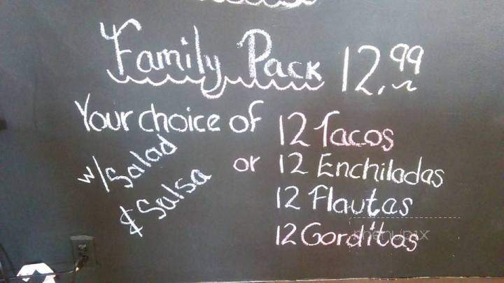 Sazon Cocina Mexicana - El Paso, TX menu_pic