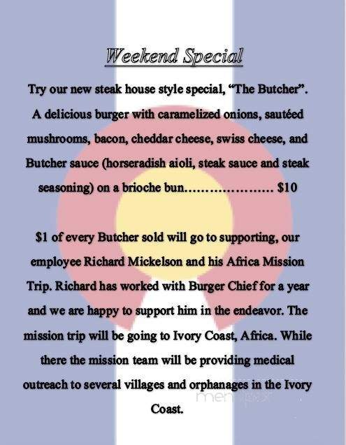 Burgerchief - Aurora, CO menu_pic