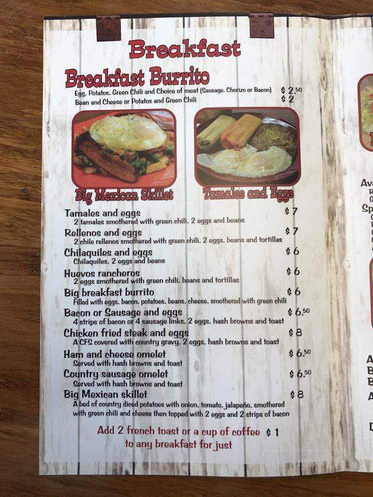 Los Tamales Mexican Grill - Commerce City, CO menu_pic