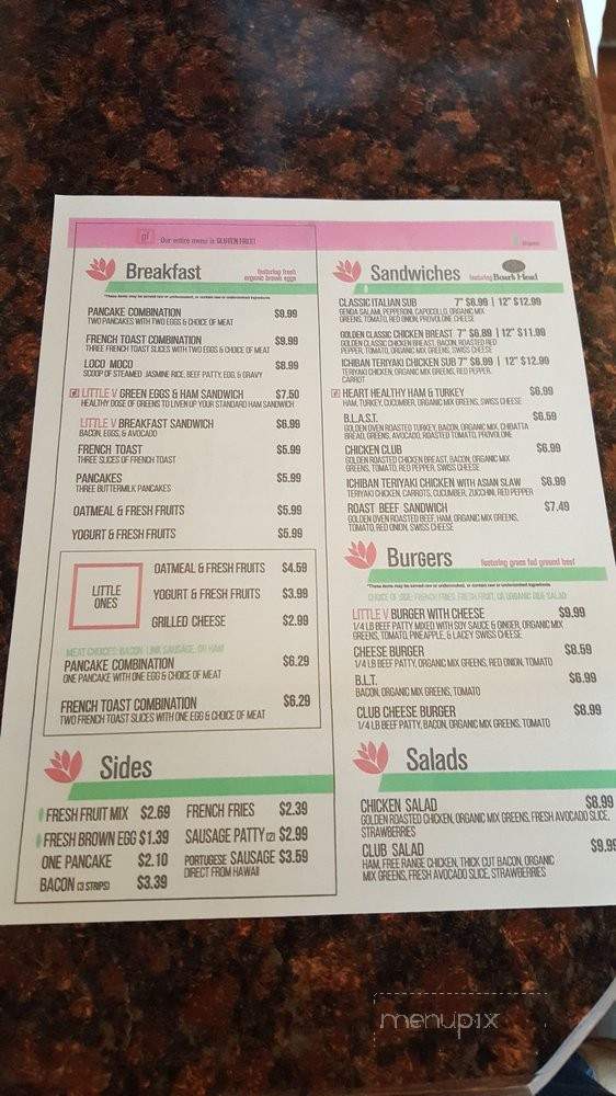 Little V - Louisville, CO menu_pic