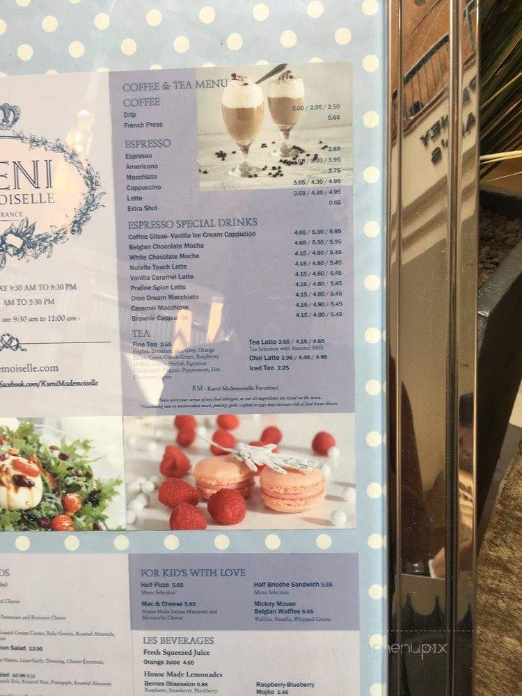 Kseni Mademoiselle - Lone Tree, CO menu_pic