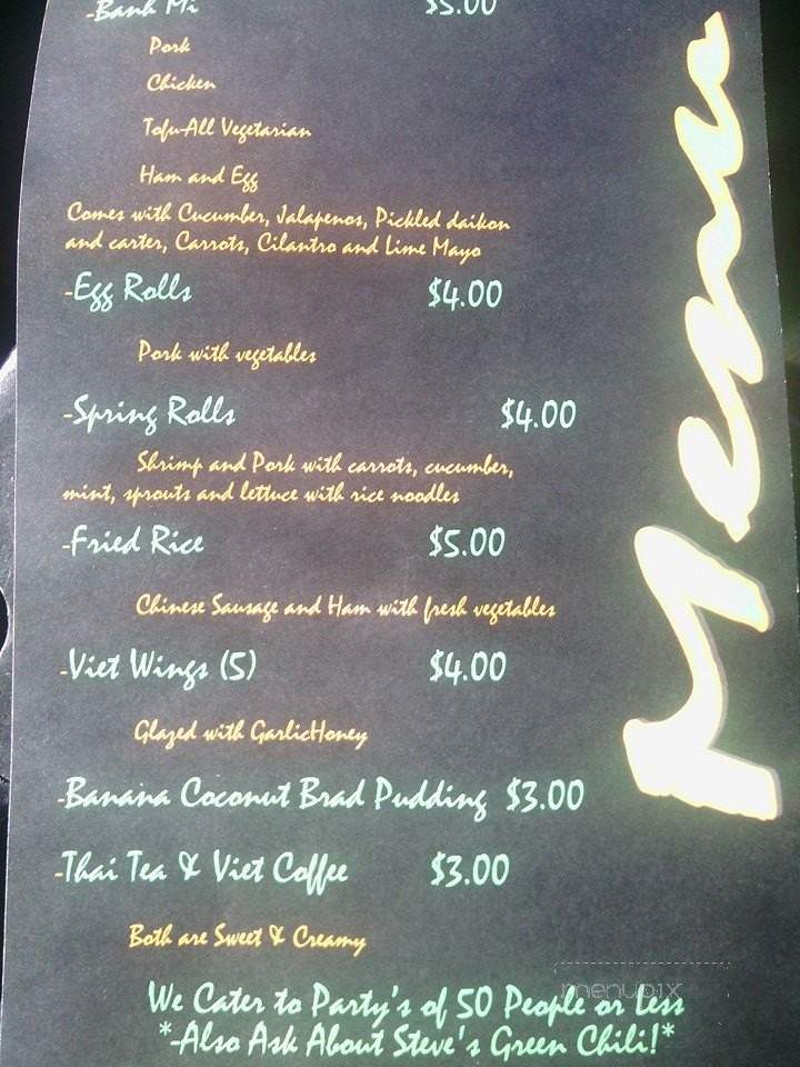 S&K Banh Mi - Parker, CO menu_pic
