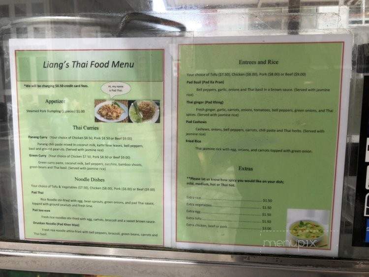 Liang's Thai Food - Denver, CO menu_pic