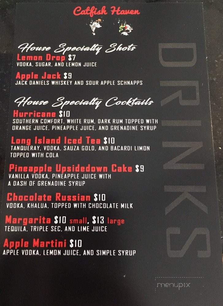 Catfish Haven - Denver, CO menu_pic