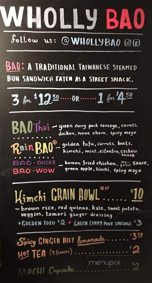 Wholly Bao - Boulder, CO menu_pic