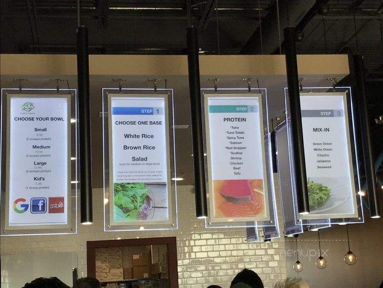 Honolulu Poke Bar - Johnstown, CO menu_pic