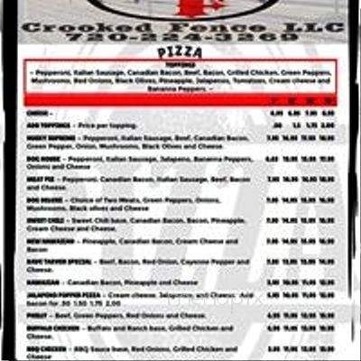Huskies Dog House Restaurant and Bar - Pierce, CO menu_pic