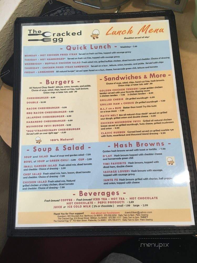 The Cracked Egg 2 - Platteville, CO menu_pic