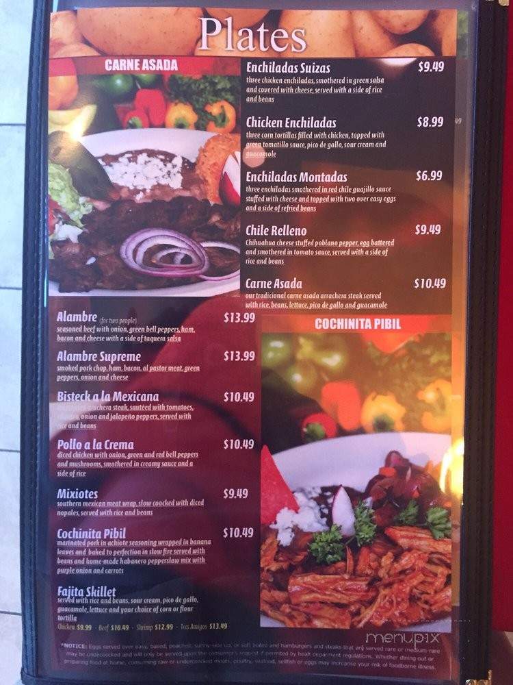 Springs Palace Restaurant - Colorado Springs, CO menu_pic