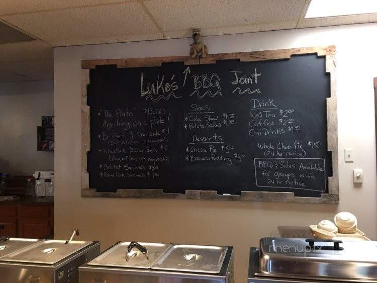 Luke's BBQ - La Veta, CO menu_pic