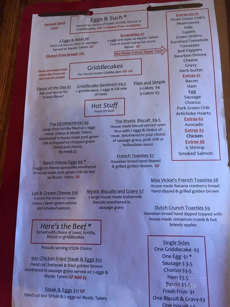 The Mystic Biscuit - Del Norte, CO menu_pic