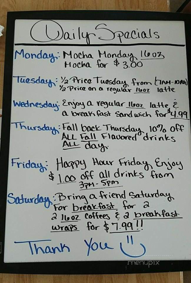 Java Dave's - Monte Vista, CO menu_pic