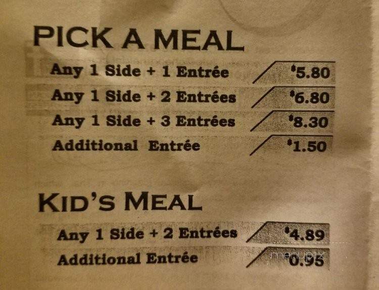 Chang Thai Express - Delta, CO menu_pic