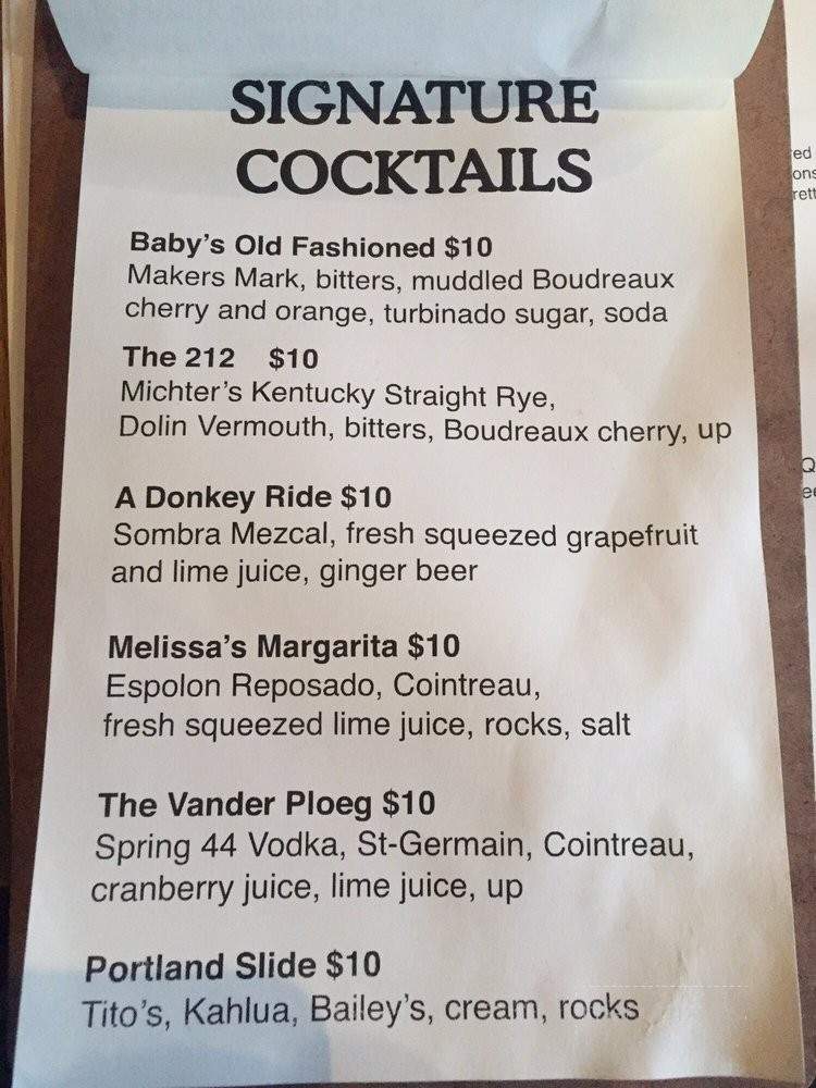 Red Mountain Brewing - Ouray, CO menu_pic