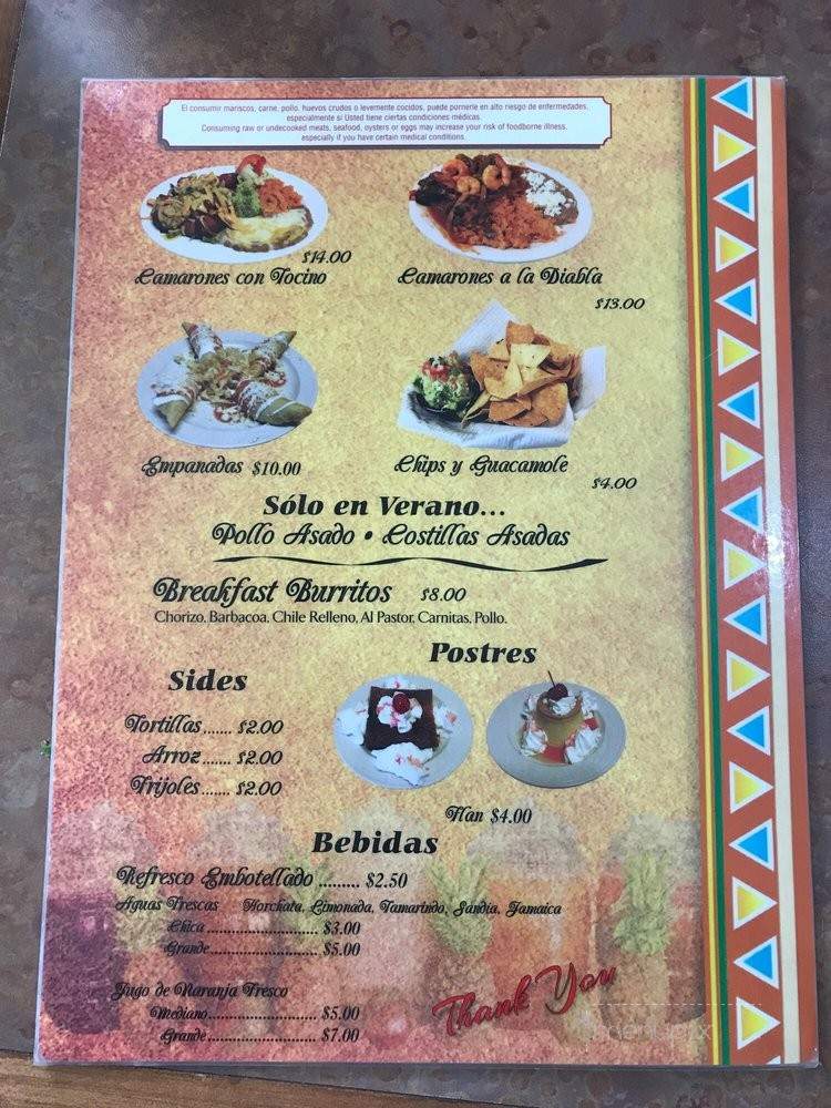Garduno's - Eagle, CO menu_pic
